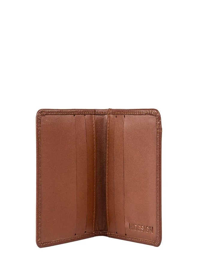 هاي ديزاين حافظة بطاقات رجالية من الجلد البني الفاتح من هايدساين، مناسبة لفصلي الخريف والشتاء (8903439781453) - Image 3